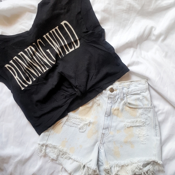 American Apparel High Waisted Cutoff Shorts - Picture 7 of 7